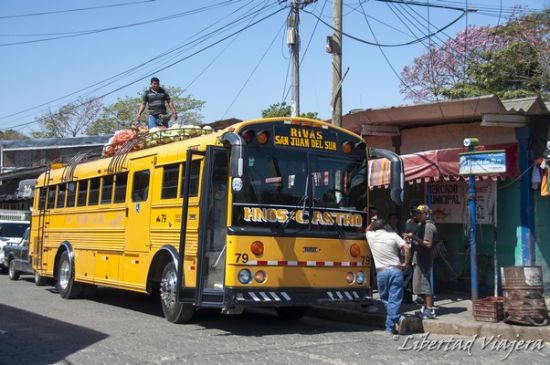 viaggiare in bus in Honduras