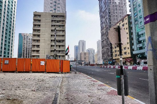 Strade di Abu Dhabi