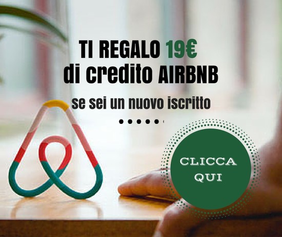 ti regalo 19€ di credito airbnb